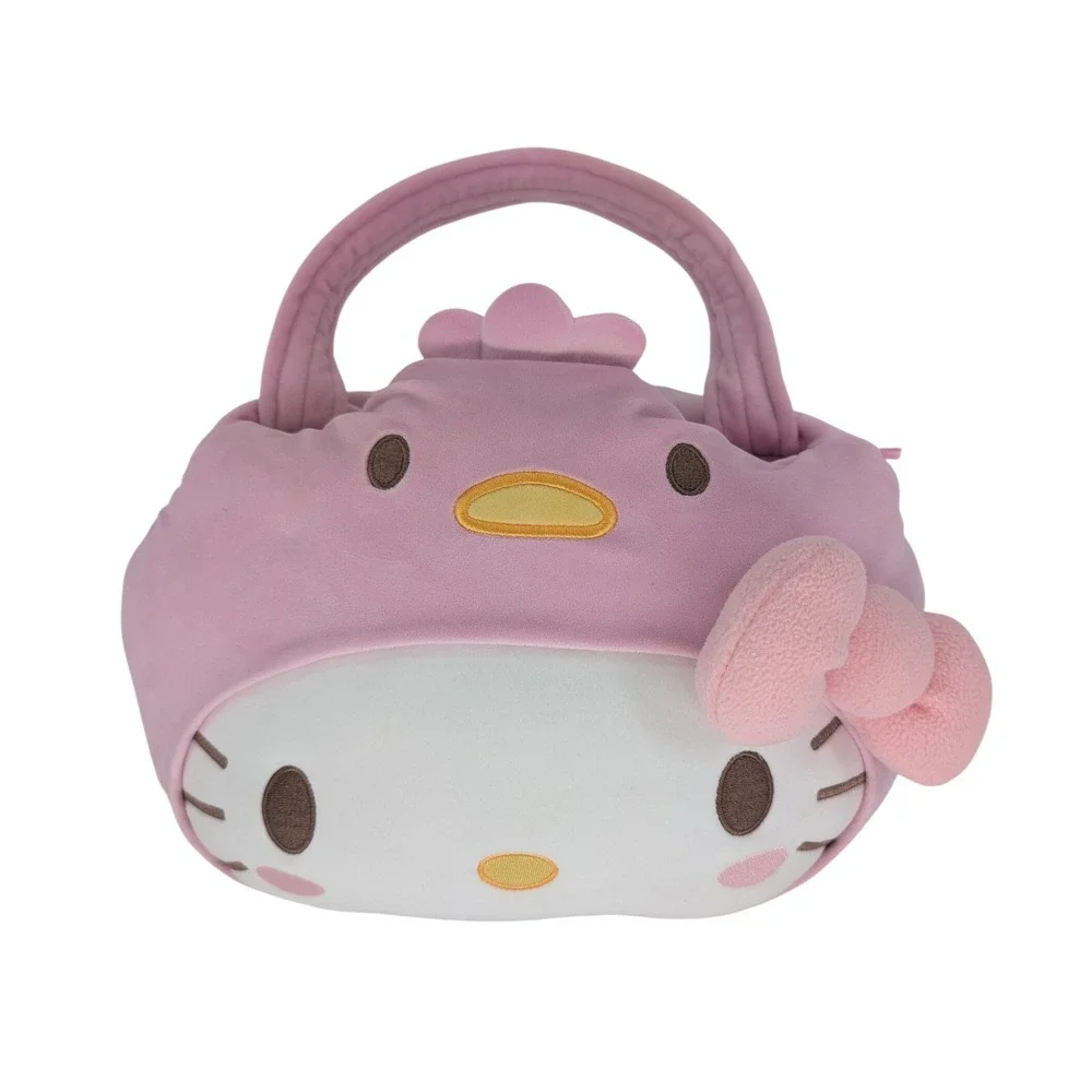 Sanrio Hello Kitty Spring Plush Pail Kids Pink Easter Basket Chick Costume‎
